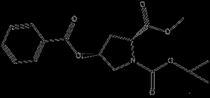 (2R,4S)-1-Tert-Butyl 2-Methyl 4-(Benzoyloxy)Pyrrolidine-1,2-Dicarboxylate