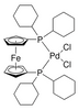 1,1μ-Bis(di-cyclohexylphosphino)ferrocene palladium dichloride